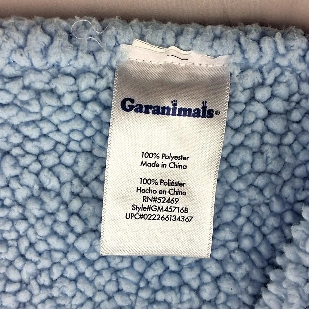 Garanimals Blue Sailor Monkey Circles Blanket Sherpa Lovey Walmart Lion Whale